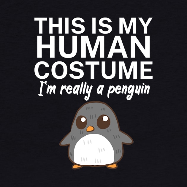 This is my human costume. I'm really a penguin. by maxcode